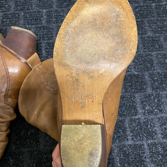 Aldo Leather Cowboy Boots - Picture 3 of 4